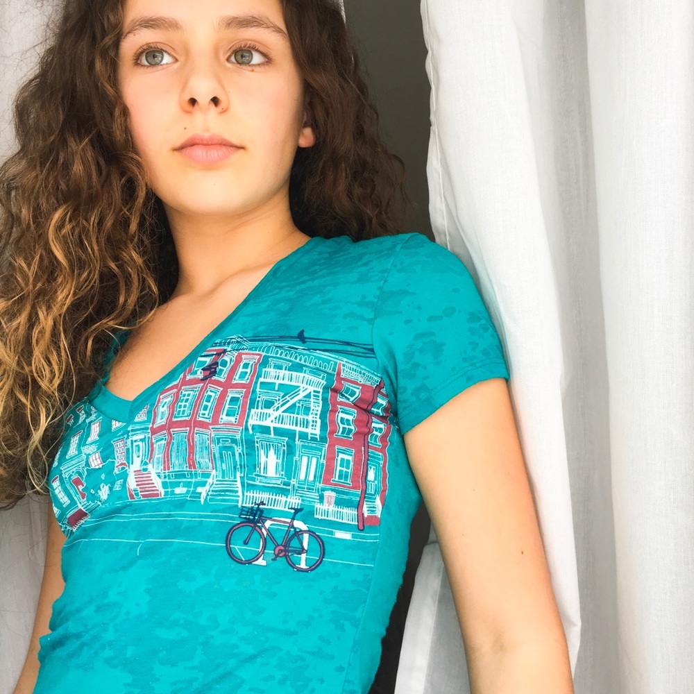 A T-shirt from Brooklyn Industries